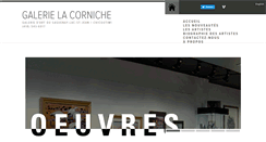 Desktop Screenshot of galerielacorniche.com